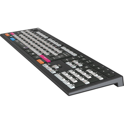 Logickeyboard ASTRA 2 Teclado Retroiluminado para Adobe Premiere Pro CC y After Effects CC con 108 Teclas y 5 Niveles de Iluminación