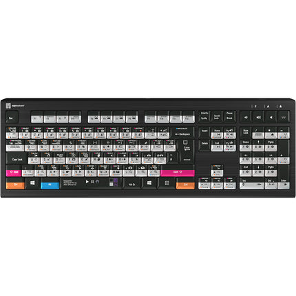 Logickeyboard ASTRA 2 Teclado Retroiluminado para Adobe Premiere Pro CC y After Effects CC con 108 Teclas y 5 Niveles de Iluminación