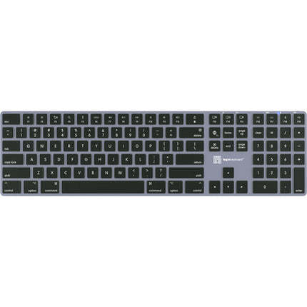 Logickeyboard TITAN teclado inalámbrico retroiluminado para Mac Bluetooth USB-C batería 300 horas