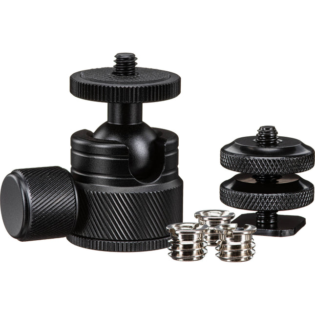 ARTCISE CB19G Mini Rótula con Adaptador Cold Shoe y Montura 1/4"-20