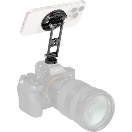 SmallRig Soporte para Teléfonos Magsafe con Doble Montura Fría y 7 Orificios 1/4"-20
