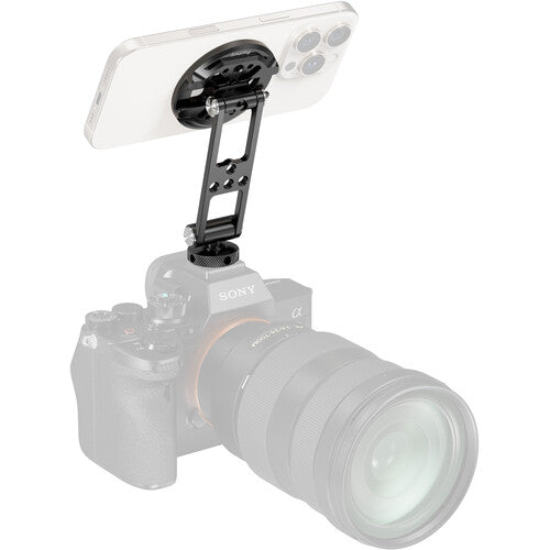 SmallRig Soporte para Teléfonos Magsafe con Doble Montura Fría y 7 Orificios 1/4"-20