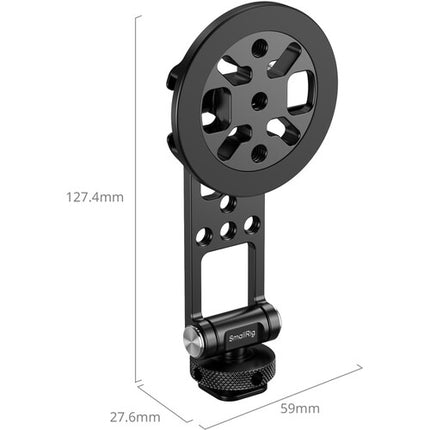 SmallRig Soporte para Teléfonos Magsafe con Doble Montura Fría y 7 Orificios 1/4"-20