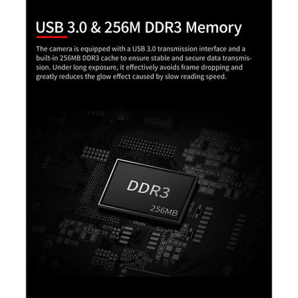 ZWO ASI585MM Cámara Astronómica Monocromo Sensor 8.3MP 47 fps USB 3.0