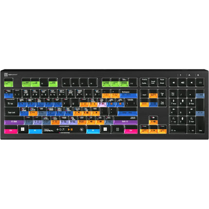 Logickeyboard ASTRA 2 Teclado para Unreal Engine 5 Windows USB-A y Retroiluminación Ajustable