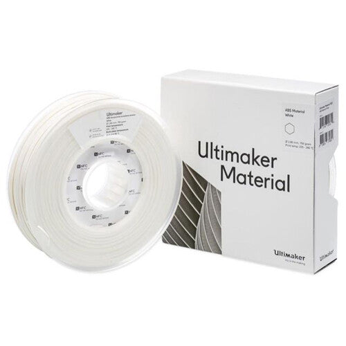 UltiMaker Filamento ABS 2.8mm 0.75kg Blanco Resistente térmico