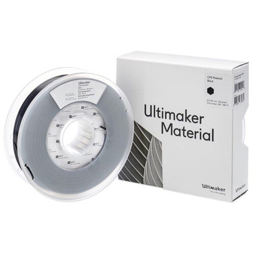 UltiMaker Filamento CPE 2.85mm 750g Negro 38 MPa Resistencia Tensil