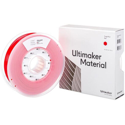 UltiMaker Filamento PLA 2.85mm 750g Rojo Resistencia 78MPa