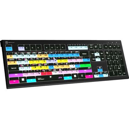 Logickeyboard ASTRA 2 PRO Teclado Retroiluminado 108 Teclas 5 Niveles para Avid Media Composer Windows