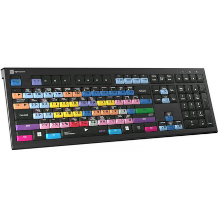 Logickeyboard ASTRA 2 PRO Teclado Retroiluminado 108 Teclas 5 Niveles para Avid Media Composer Windows