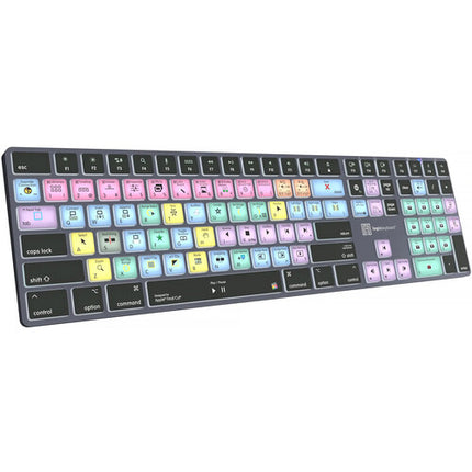Logickeyboard TITAN Teclado Inalámbrico Apple Final Cut Pro X Bluetooth USB-C