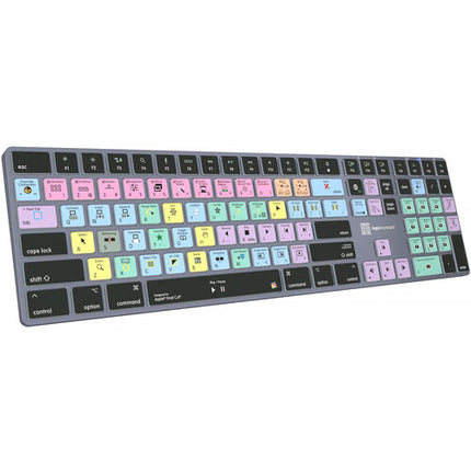 Logickeyboard TITAN Teclado Inalámbrico Apple Final Cut Pro X Bluetooth USB-C