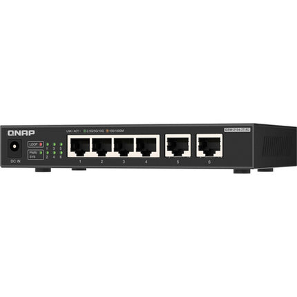 QNAP QSW-2104-2T-R2 Switch de Red No Gestionado 6 Puertos 2x10G 4x2.5G
