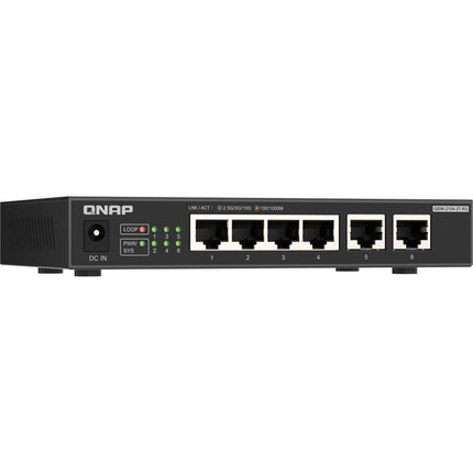 QNAP QSW-2104-2T-R2 Switch de Red No Gestionado 6 Puertos 2x10G 4x2.5G