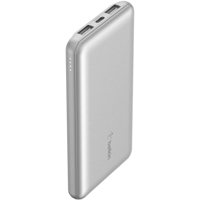 Belkin BoostCharge Power Bank USB-C 10,000mAh 15W Plata con Cable USB-C 6"