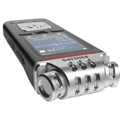 Philips DVT6115 VoiceTracer Grabadora de Audio 24-Bit 96kHz 36 Horas Batería