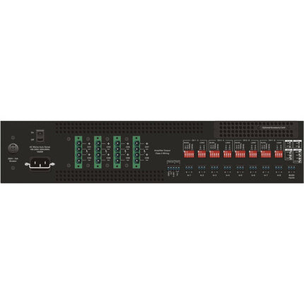 AtlasIED HPA2408 Amplificador Comercial 8 Canales 2400W Negro