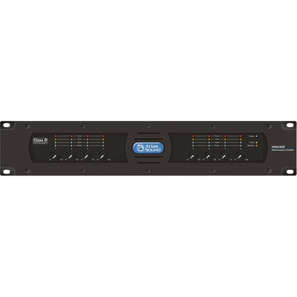 AtlasIED HPA2408 Amplificador Comercial 8 Canales 2400W Negro