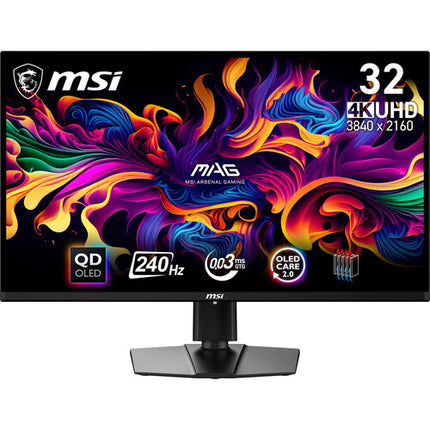 MSI MAG 321UPX Monitor Gaming OLED 31.5" 4K UHD 240 Hz HDR 1000 nits