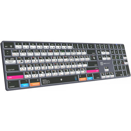 Logickeyboard TITAN teclado inalámbrico para Mac con 190 atajos y batería recargable