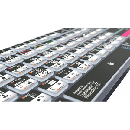 Logickeyboard TITAN teclado inalámbrico para Mac con 190 atajos y batería recargable