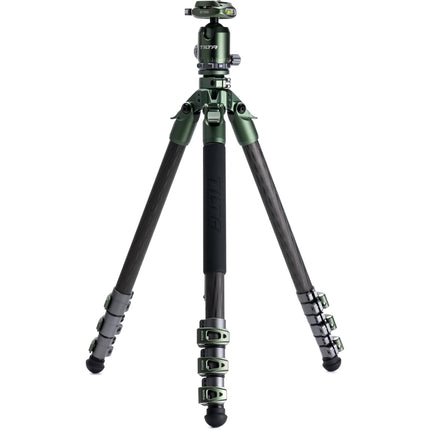Tilta Trípode de Viaje Fibra de Carbono con Cabezal Esférico BT-05 61 Pulgadas 20 Kg Forest Green