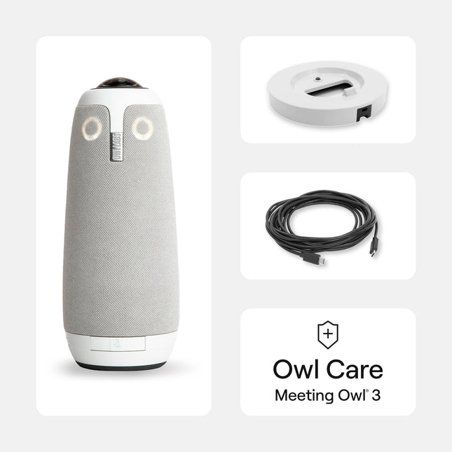 Owl Labs Meeting Owl 3 Cámara Inteligente 360° 1080p Pack Premium