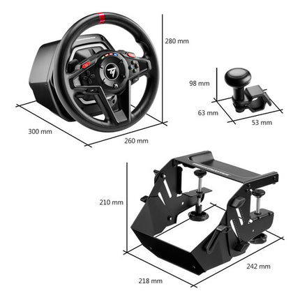 Thrustmaster T128 SimTask Pack volante y pedales 900° rotación 48W