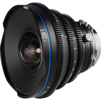 Venus Optics Laowa 15mm T4.8 Zero-D Shift Lente Cine Full Frame VV 11mm Shift Case