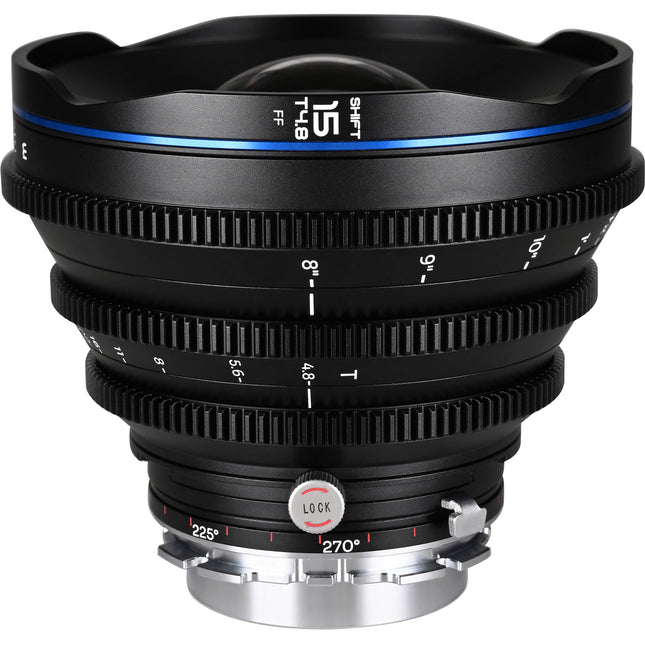 Venus Optics Laowa 15mm T4.8 Zero-D Shift Lente Cine Full Frame VV 11mm Shift Case
