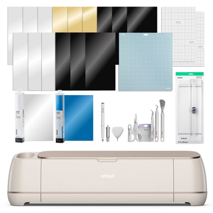 Cricut Maker 4 Máquina de Corte 13 Pulgadas con Starter Bundle y Herramientas