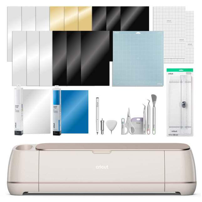 Cricut Maker 4 Máquina de Corte 13 Pulgadas con Starter Bundle y Herramientas