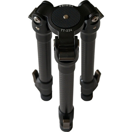 FEISOL TT-224 Trípode de Mesa Fibra de Carbono 18 lb 9.5 pulg con Bolsa