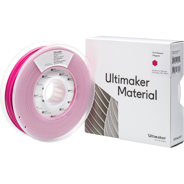 UltiMaker Filamento PLA 2.8mm 0.75kg Magenta para impresión 3D