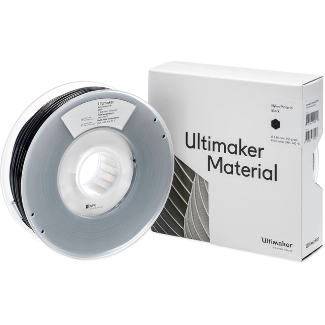 UltiMaker Filamento Nylon 2.85mm 750g Negro Alta Resistencia