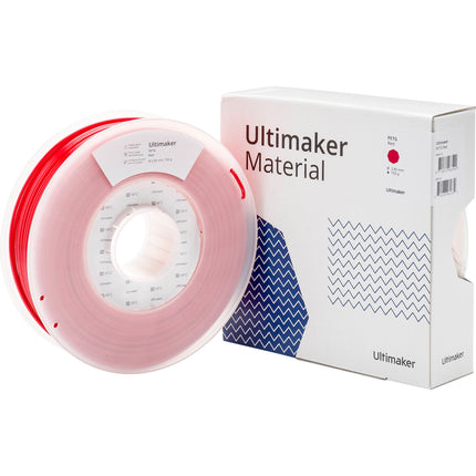 UltiMaker Filamento PETG 2.85mm 750g Rojo Resistencia 38.5 MPa