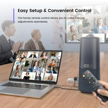 Nearity C50 Cámara y Altavoz para Conferencias 1080p 360° USB-C