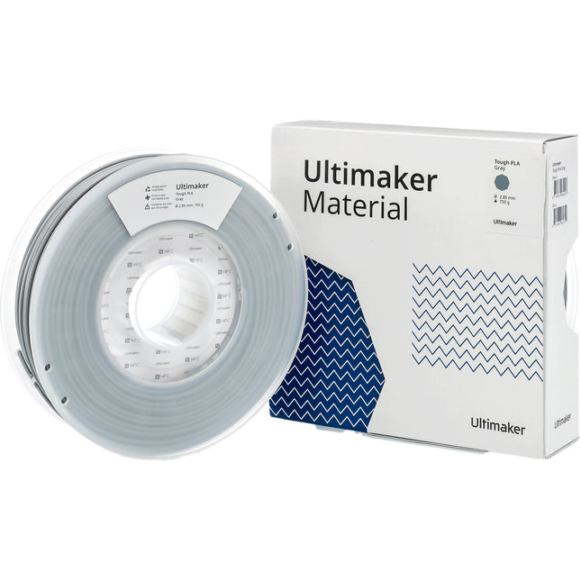 UltiMaker Filamento PLA resistente 2.85mm 750g Gris para impresión grande