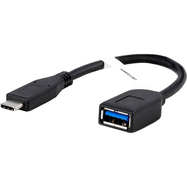 Plugable Adaptador USB Tipo A Hembra a Tipo C Macho Cable 6 Pulgadas 5 Gb/s