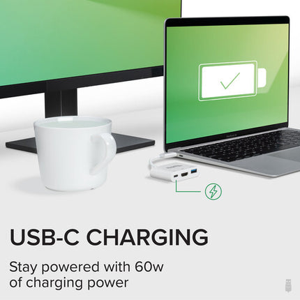 Plugable USB 3.1 Gen 2 Type-C Mini Dock con HDMI USB 3.0 y carga PD 20V 3A