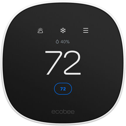 ecobee Smart Thermostat Essential Termostato inteligente pantalla táctil 2.8" Wi-Fi Bluetooth