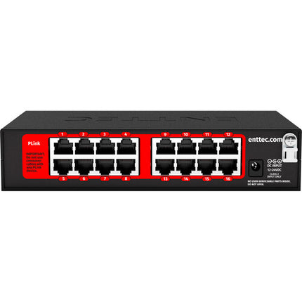 ENTTEC Pixelator Mini MK2 Convertidor de Ethernet a SPI 128 Universos 16 Puertos Ethernet