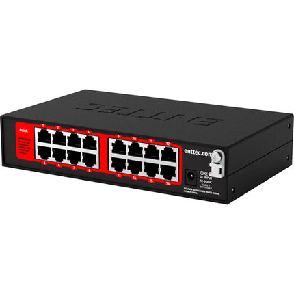 ENTTEC Pixelator Mini MK2 Convertidor de Ethernet a SPI 128 Universos 16 Puertos Ethernet