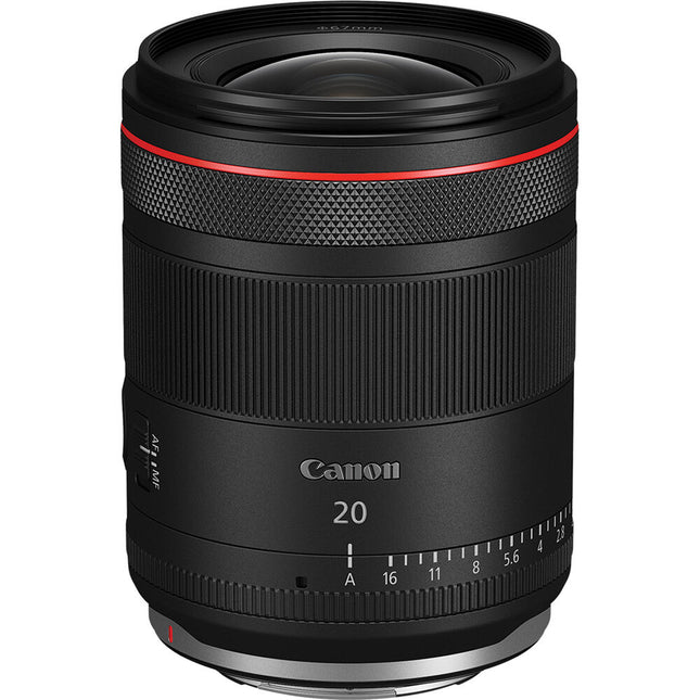 Objetivo Canon RF 20mm f/1.4 L VCM Objetivo de gran angular para fotográfos con motor de enfoque Vescilocular y filtro gel included