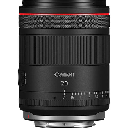 Objetivo Canon RF 20mm f/1.4 L VCM Objetivo de gran angular para fotográfos con motor de enfoque Vescilocular y filtro gel included