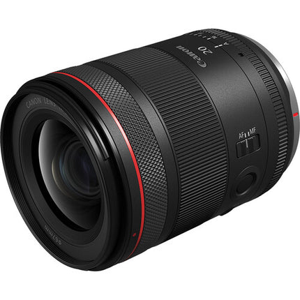 Objetivo Canon RF 20mm f/1.4 L VCM Objetivo de gran angular para fotográfos con motor de enfoque Vescilocular y filtro gel included