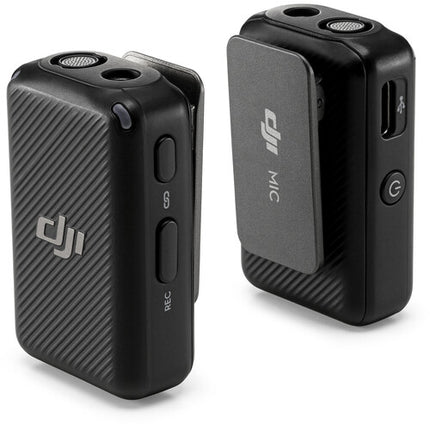 DJI Mic Sistema de Micrófono Digital Inalámbrico Compacto Dual Con Transmisores Grabación 14 Horas y Alcance 250 m