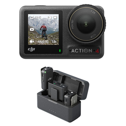 DJI Osmo Action 4 Cámara Combo Estándar 2 Micrófonos Inalámbricos