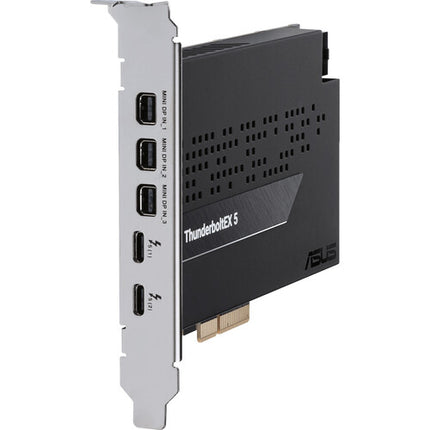 ASUS ThunderboltEX 5 Tarjeta de expansión PCIe 4.0 Dual-Port Thunderbolt 5 130W Power Delivery