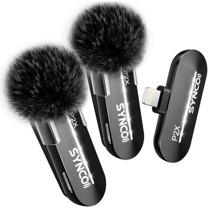 Synco WAir-P2SL Sistema de Micrófono Inalámbrico 2 Personas 15 Horas Autonomía Conector Lightning